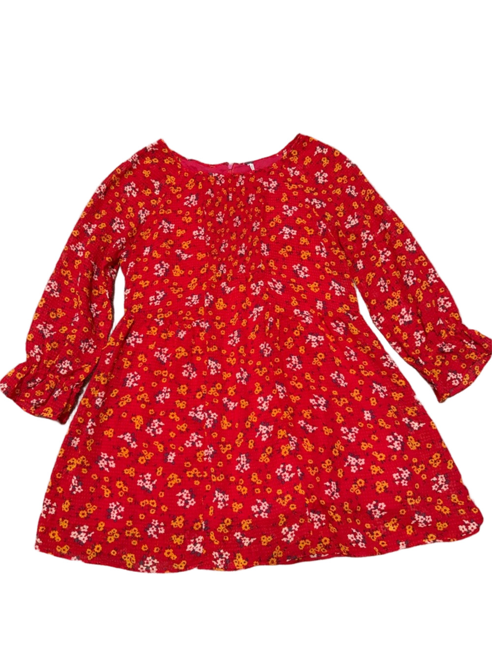 Free People Red flower Dress sz 6